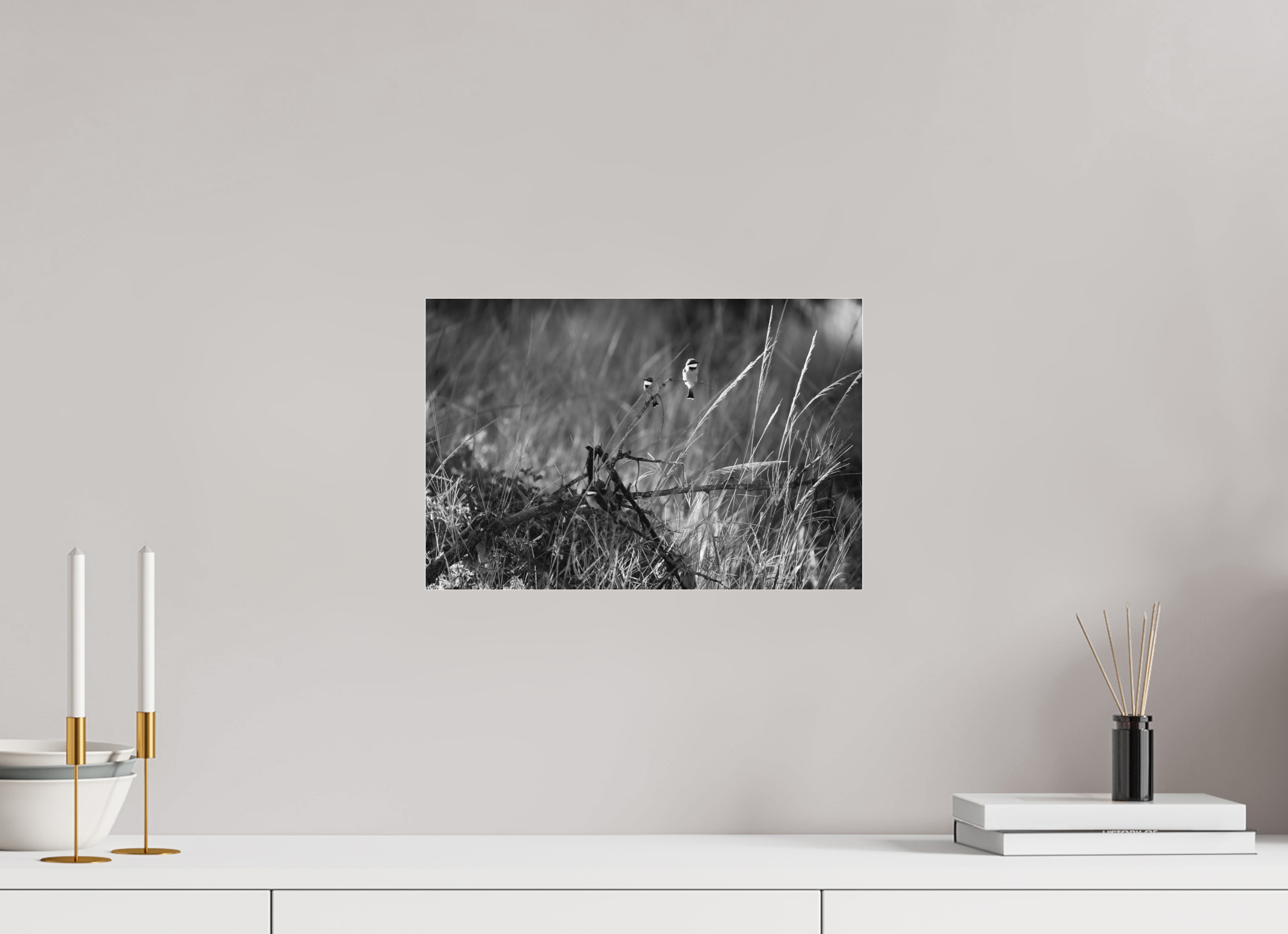 15 x 10″, Ilford B&W Under Acrylic: glossy Trinity of Air