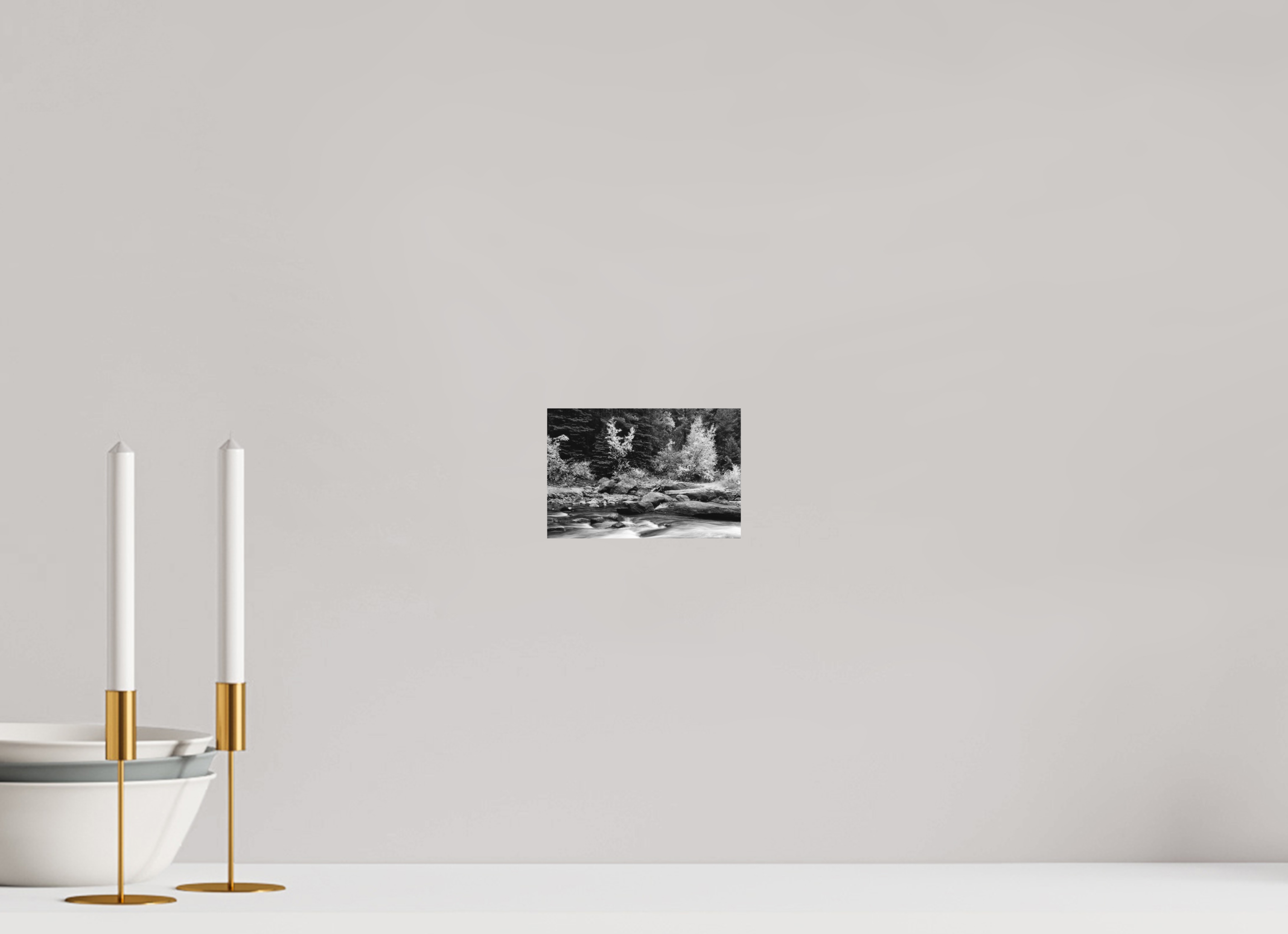 6 x 4″, Ilford B&W On Aluminum: matte In the Current of Seasons