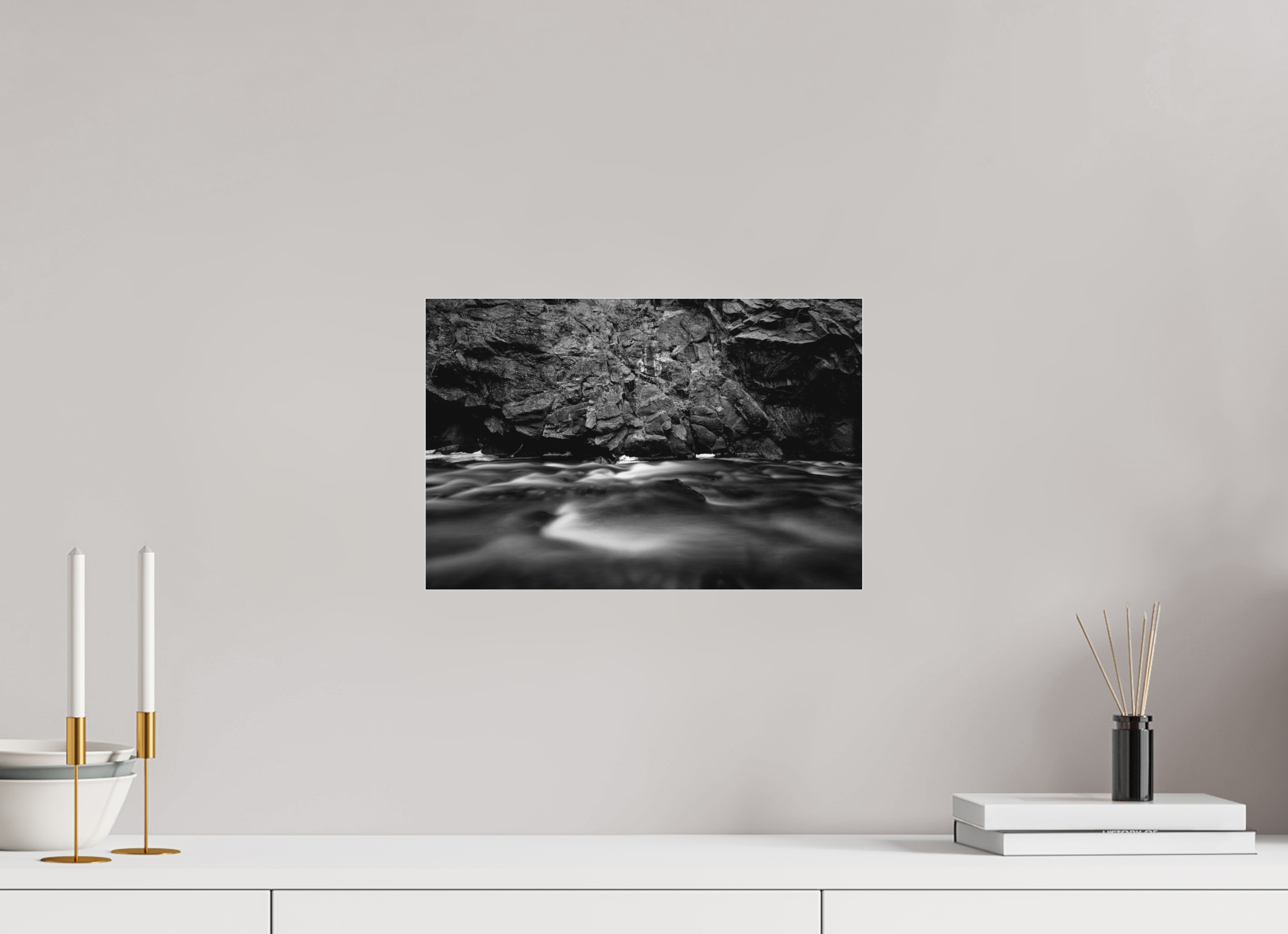 15 x 10″, Ilford B&W Under Acrylic: glossy Stone and Flow