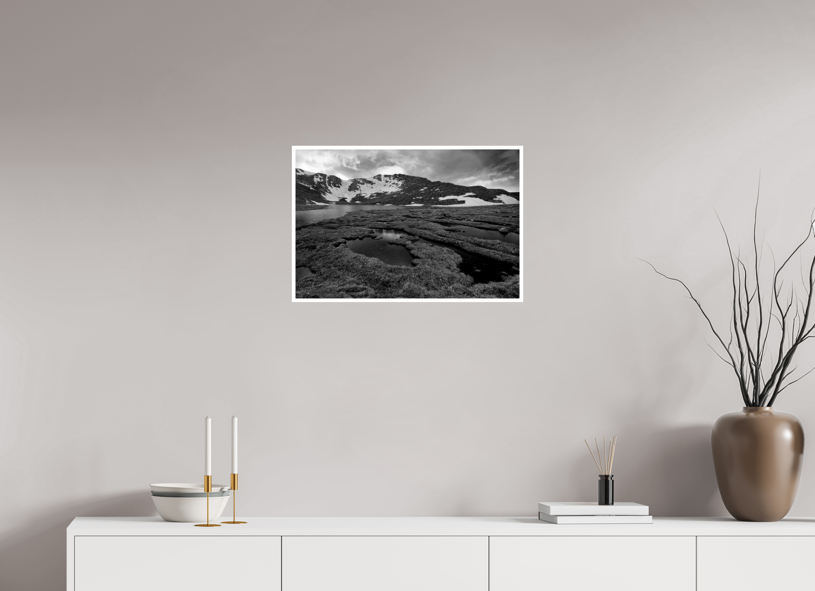 24 x 16″, Ilford Baryta Paper Sunset Fire